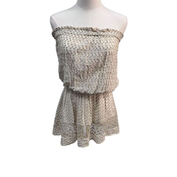 EUC Ramy Brook Women's Strapless Zigzag Mini Dress Size XS - Picture 1 of 6